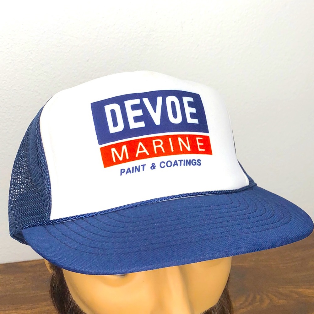 Vintage Devoe Marine Paint & Coatings SnapBack Hat